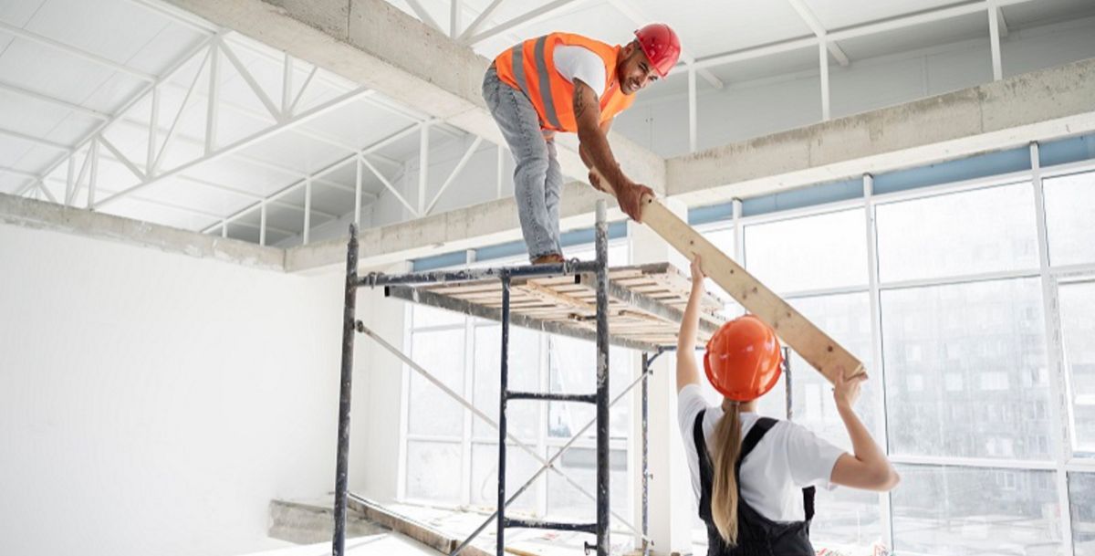 Podawanie materiałów budowlanych