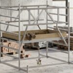 Lekkie rusztowanie aluminiowe